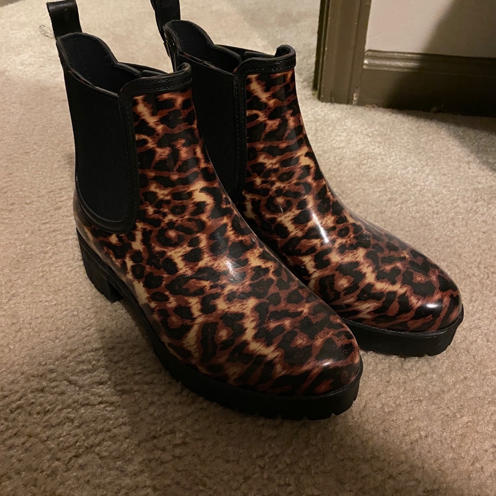 Jeffrey Campbell Leopard Print Boots